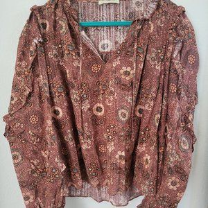 Ulla Johnson Floral Cotton Blouse